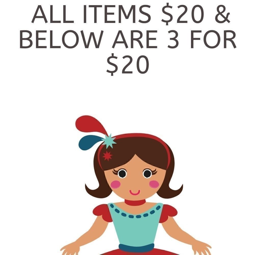 Bundle 3 items that are priced $20
Nap over 5 pounds
